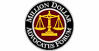 Million Dollar Advocates Forum badge