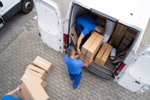 Cargo loading in a delivery truck