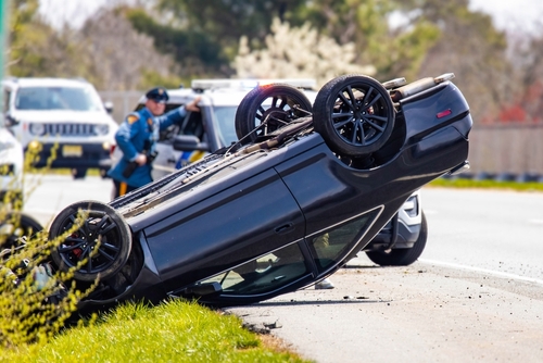 photo of car accident
